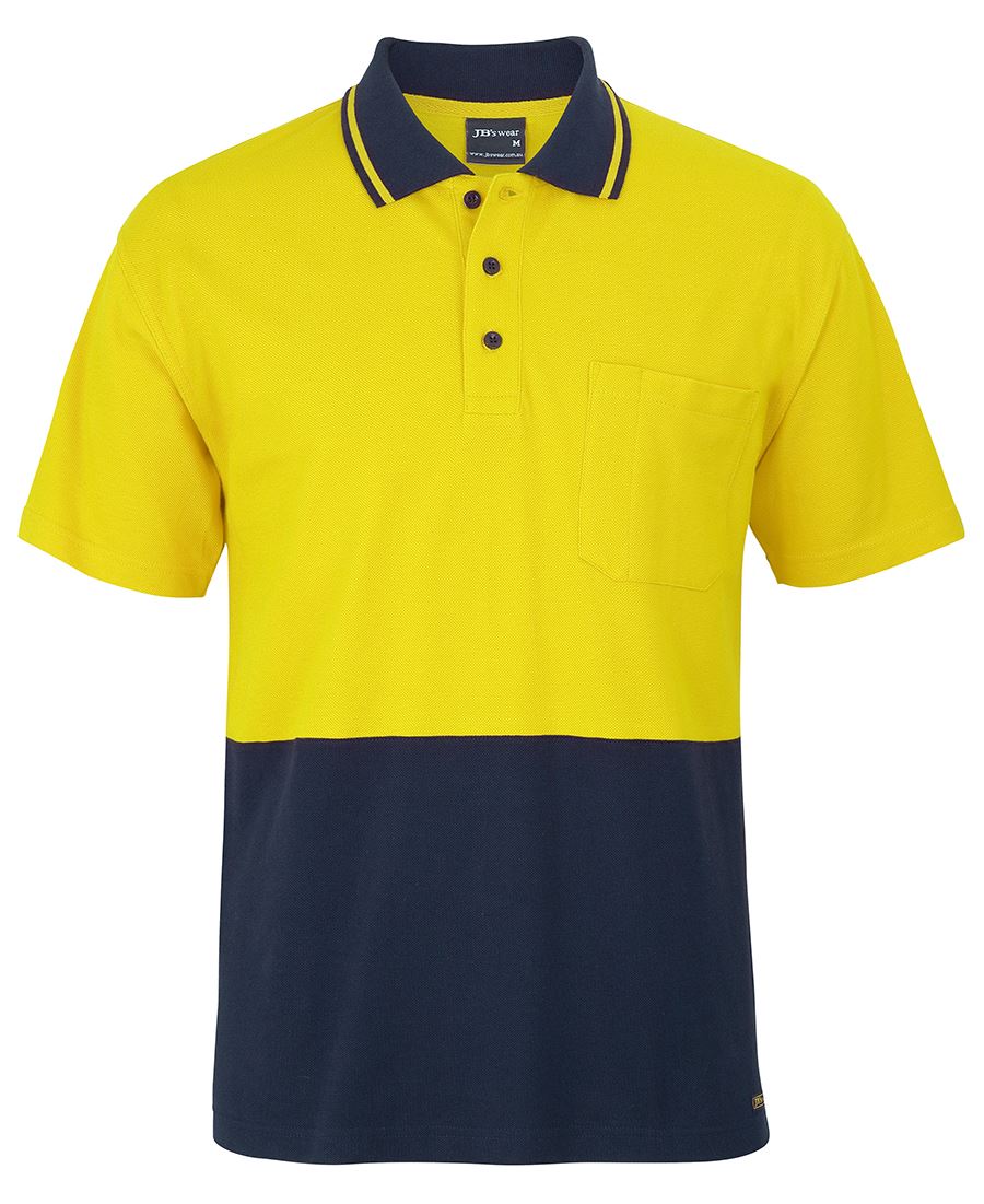 JB's Hi-Vis Short Sleeve Cotton Pique Trad Polo